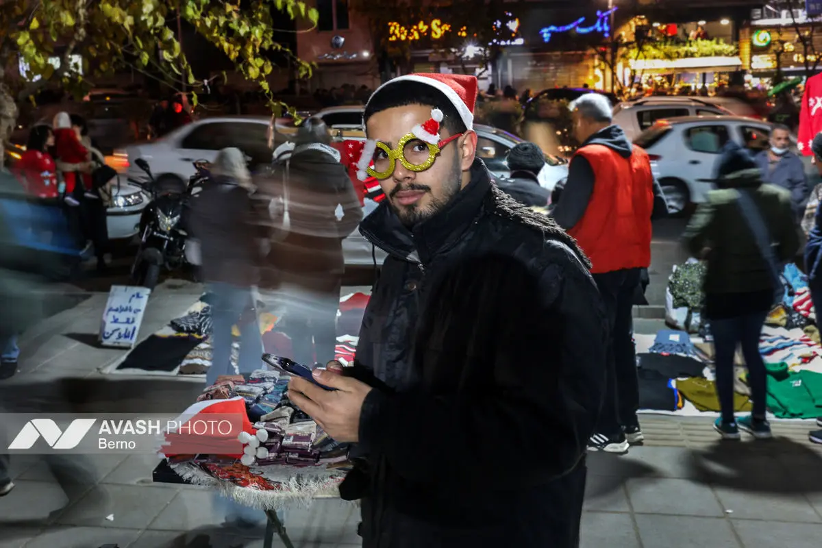 حال و هوای شب کریسمس - تهران