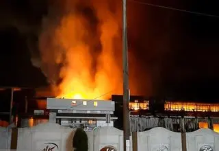 حریق کارخانه لبنیات آمل مهار شد