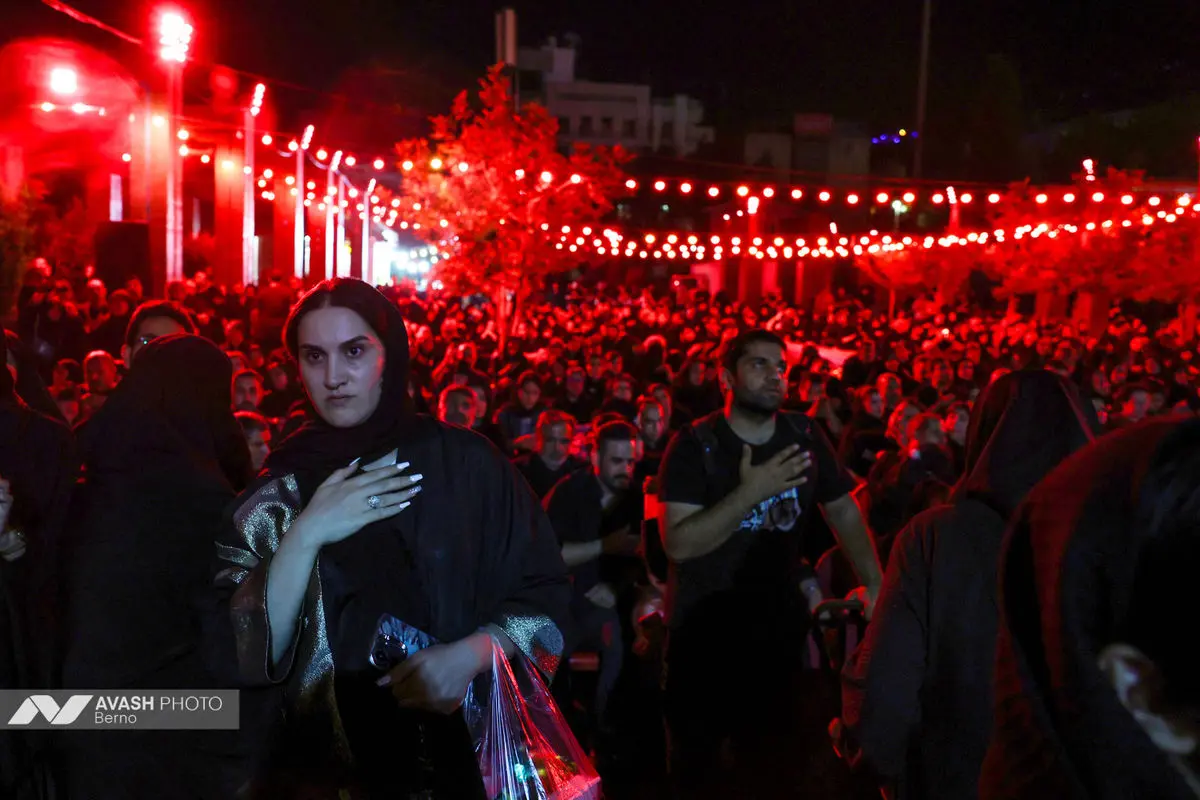 عزاداری شب نهم محرم امام زاده صالح