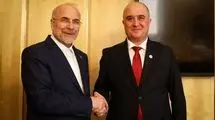 دیدار روسای مجالس ایران و تاجیکستان در ژنو

