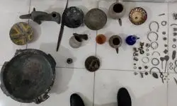 کشف ۲۷۲ قطعه اشیای تاریخی در نکا