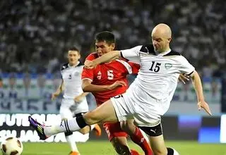 برتری خانگی ازبکستان برابر قرقیزستان
