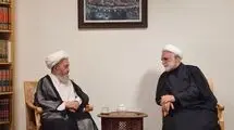 دیدار محسنی اژه‌ای با آیت‌الله سبحانی در سفر به قم