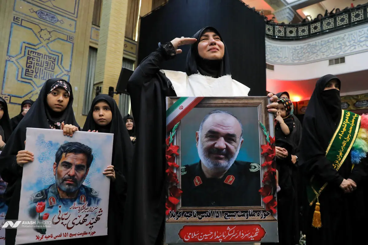 مراسم یادبود شهید سرلشکر حسین سلامی