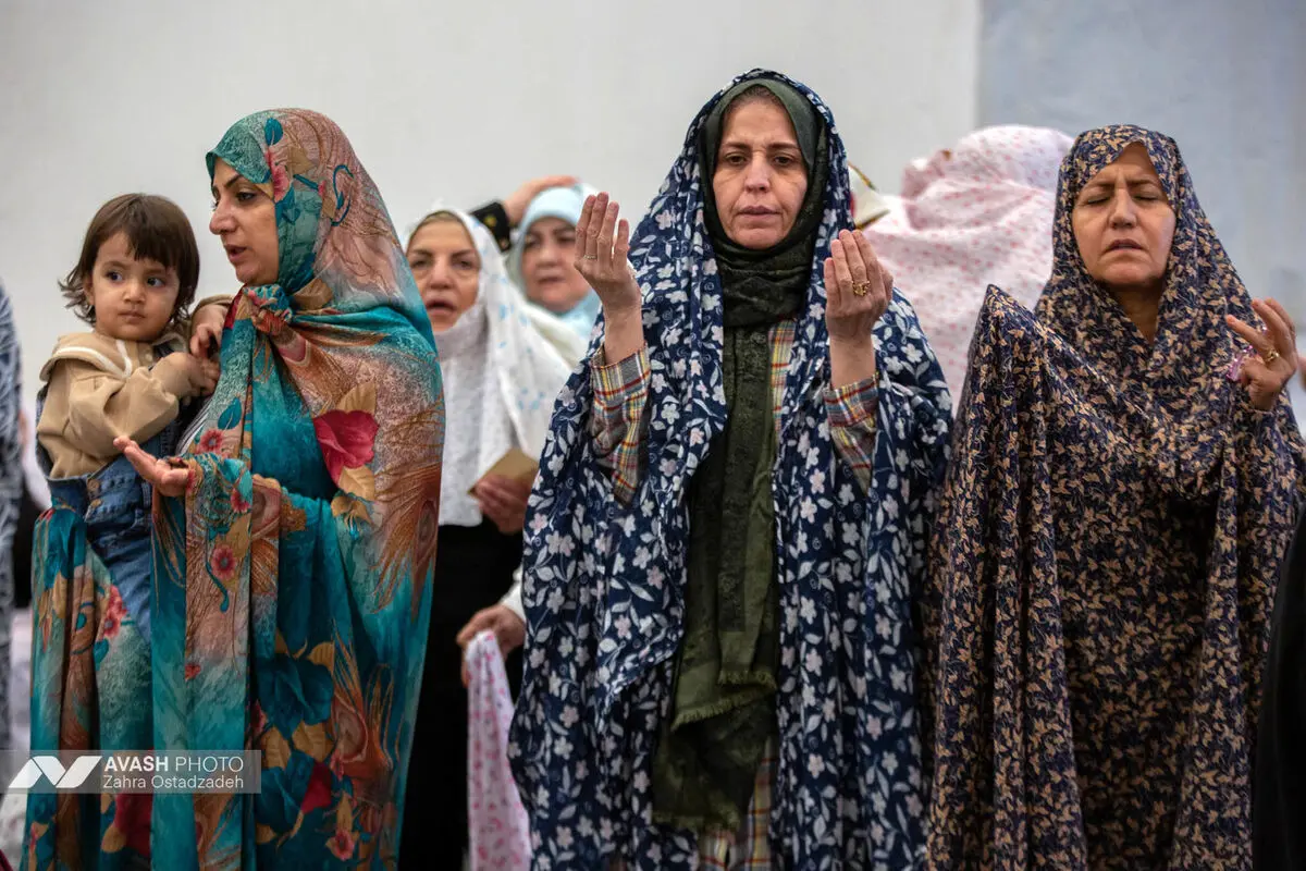 نماز عید فطر در مسجد جامع همت تجریش