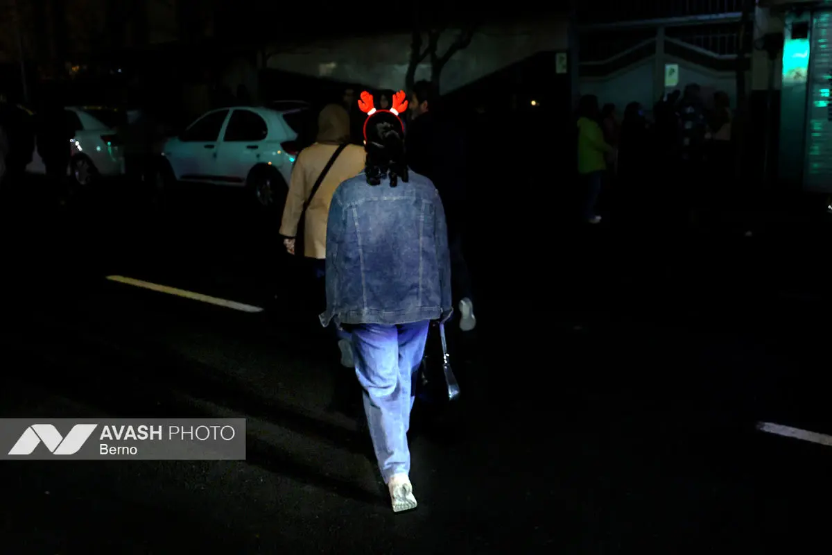 حال و هوای شب کریسمس - تهران