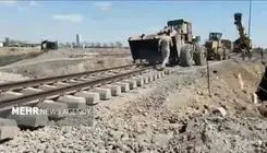 بازسازی خط آهن بهرام-ری؛ قطارها دوباره روی ریل قرار گرفتند