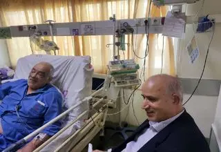 عیادت رئیس فدراسیون از پیشکسوت داوری