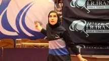 دختر پینگ‌پنگ‌باز ایران مهمان رئیس جمهور شد