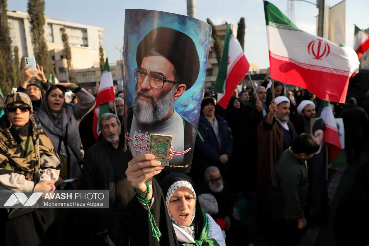 راهپیمایی محکومیت اقدامات تروریستی آمریکا و رژیم صهیونیستی علیه ملت ایران - تهران