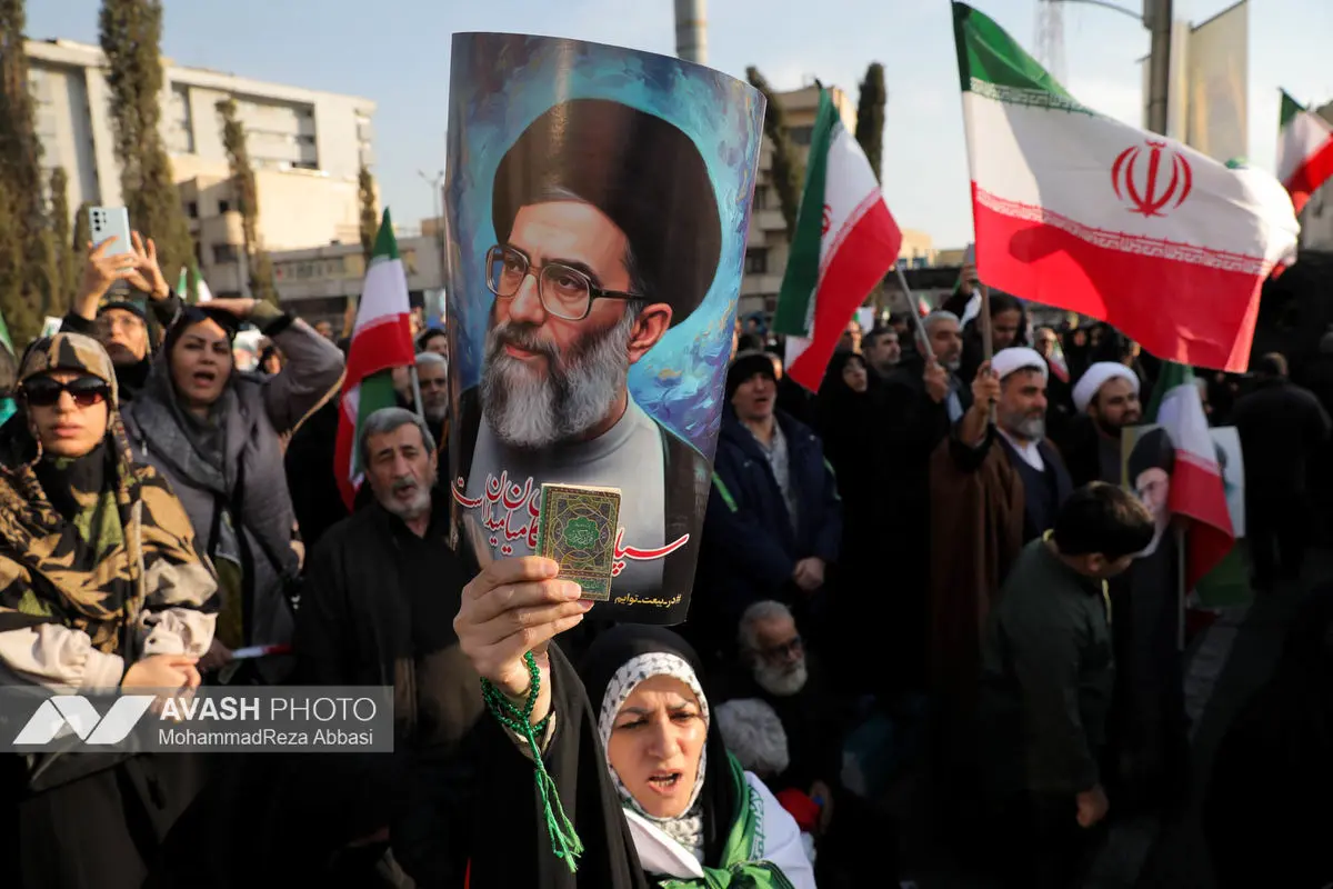 راهپیمایی محکومیت اقدامات تروریستی آمریکا و رژیم صهیونیستی علیه ملت ایران - تهران