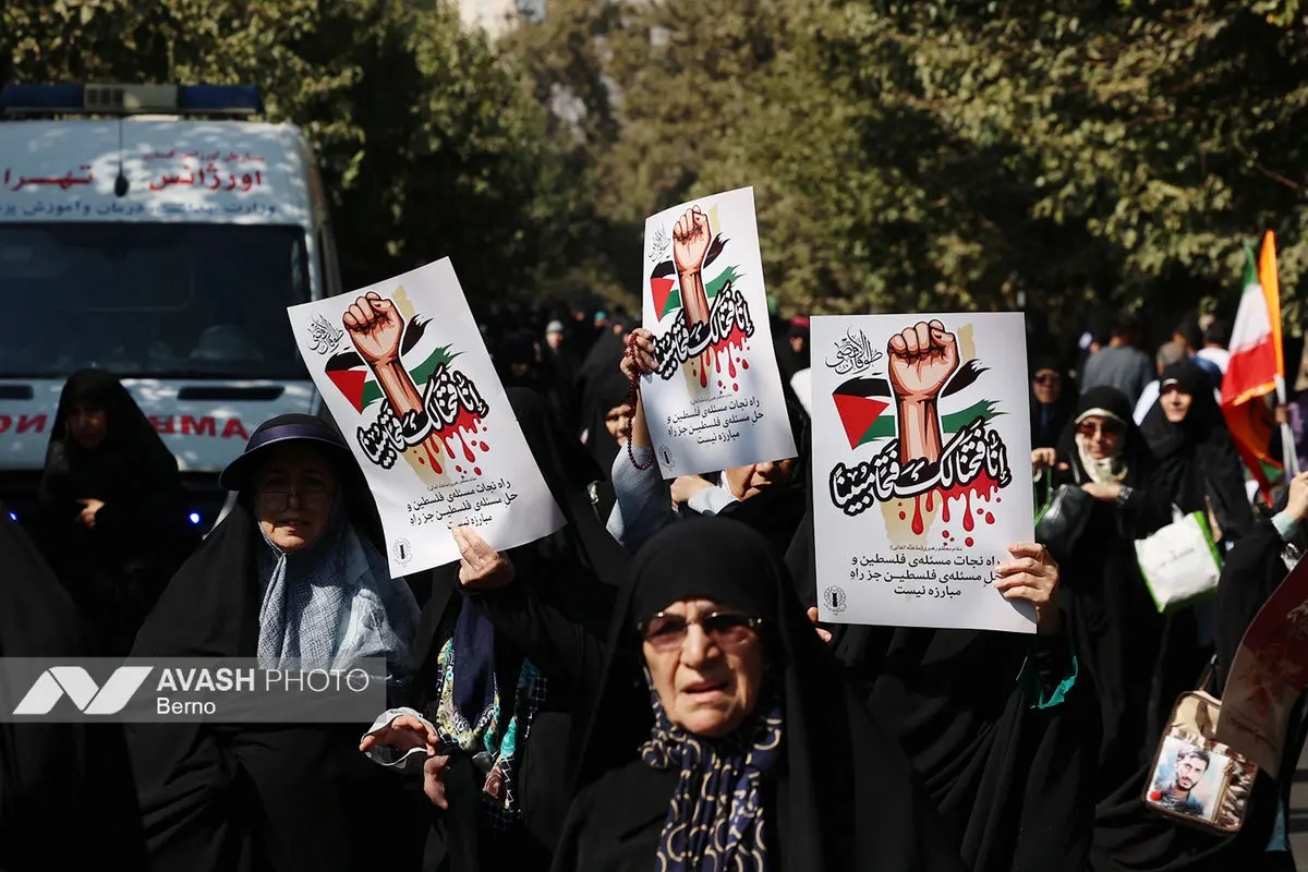 نماز جمعه و راهپیمایی «بشارت نصر» - تهران