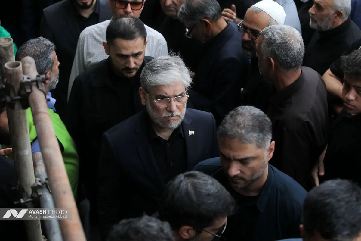 تشییع پیکر دکتر محمدمهدی طهرانچی در حرم حضرت عبدالعظیم حسنی (ع)