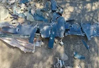 پهپاد لوکاس دشمن نابود شد