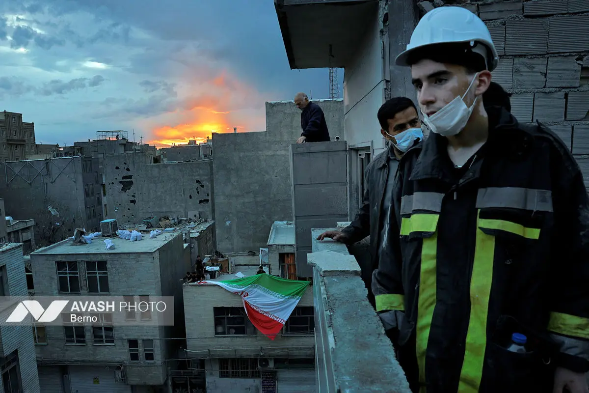 خسارات ناشی از تجاوز هوایی آمریکا و رژیم صهیونیستی تهران ـ۷ فروردین ۱۴۰۵