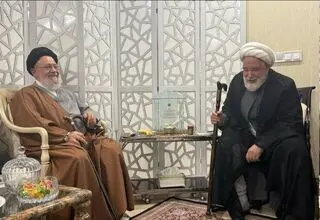 دیدار موسوی خوئینی‌ها با مهدی کروبی