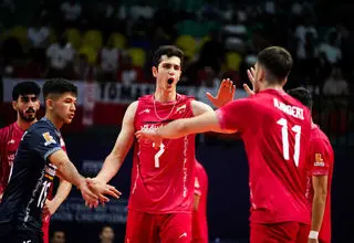 پیروزی تیم ملی والیبال ایران مقابل مصر در قهرمانی جهان
