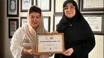 دیدار سخنگوی دولت با پوران درخشنده