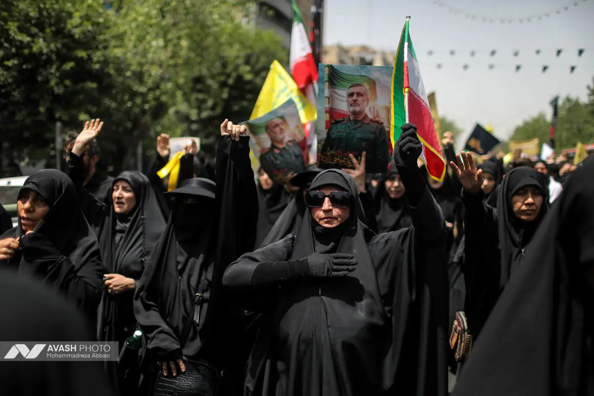 دسته عزاداری مردمی دانشجویی ظهر تاسوعا در تهران