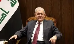 پیام رئیس جمهور عراق برای ایران؛ بر همکاری‌ها پایبندیم!