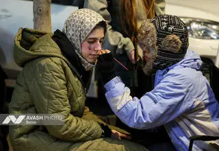 حال و هوای شب کریسمس - تهران