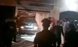 دختر 14 ساله تبریزی با خودرو وارد پارکینگ یک خانه شد! + فیلم