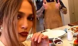 جنیفر لوپز دستپخش را به نمایش گذاشت+عکس