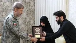 دیدار سرلشکر حاتمی با خانواده شهید سپهبد موسوی