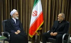 رئیس‌جمهور با آیت‌الله اعرافی دیدار کرد