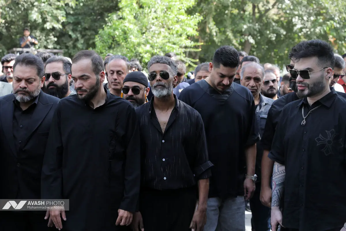 مراسم تشییع پیکر امید جهان