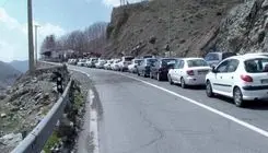 جاده هراز تا اطلاع ثانوی یک‌طرفه شد