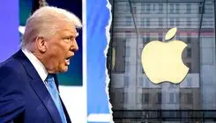 ترامپ اپل را تهدید به اعمال تعرفه ۲۵ درصدی کرد