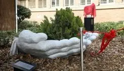 ۲ تندیس هنری در محوطه بنیاد رودکی رونمایی شد