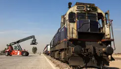 ورود نخستین قطار مستقیم از بلاروس به بندر خشک ریلی آپرین