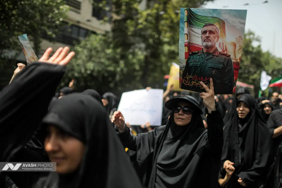 دسته عزاداری مردمی دانشجویی ظهر تاسوعا در تهران