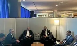 دیدار وزیر امور خارجه جمهوری اسلامی ایران با وزیر امور خارجه سودان
