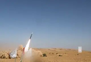 حمله موشکی یمن به عمق فلسطین اشغالی 