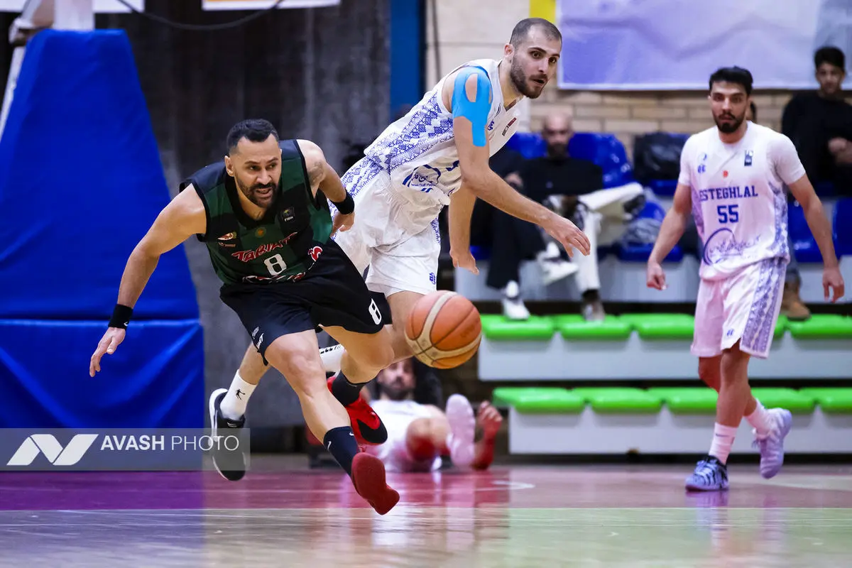 لیگ برتر بسکتبال -  استقلال تهران و طبیعت
