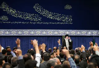 مراسم بزرگداشت شهید رئیسی و شهدای خدمت با حضور رهبر انقلاب