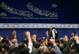 مراسم بزرگداشت شهید رئیسی و شهدای خدمت با حضور رهبر انقلاب