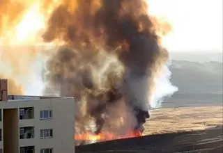 راز دود غلیظ آسمان پرند فاش شد + فیلم 