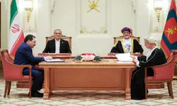 امضای  ۱۸ یادداشت و موافقت‌نامه تجاری بین ایران و عمان 