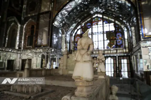 آثار تخریب حملات هوایی آمریکا و رژیم صهیونیستی به کاخ گلستان