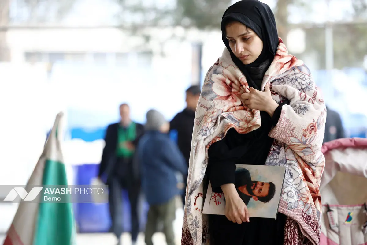 مراسم تشییع پیکر شهدای تجاوز آمریکا و رژیم صهیونیستی - تهران