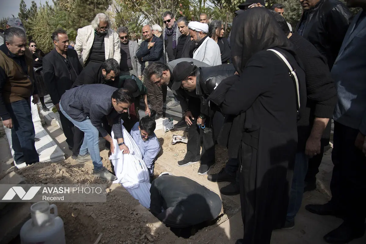 مراسم تشییع پیکر «همایون ارشادی»