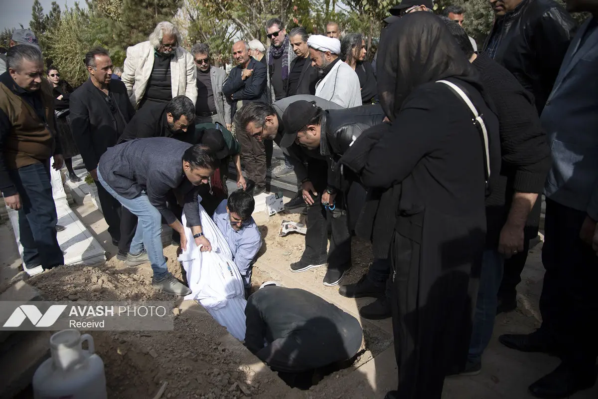 مراسم تشییع پیکر «همایون ارشادی»