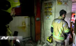 کارگر بخت برگشته یک تعمیرگاه در آتش سوخت