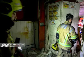 کارگر بخت برگشته یک تعمیرگاه در آتش سوخت