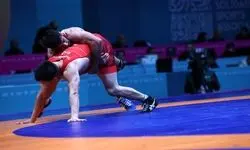 پیروزی امامی مقابل کشتی‌گیر قرقیز/ یونس به نیمه‌نهایی رسید