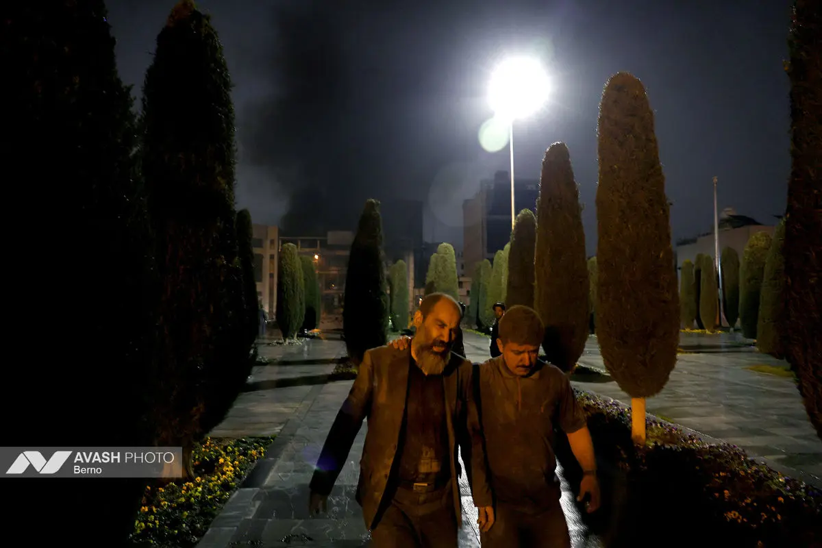 حمله موشکی آمریکایی - صهیونیستی به مناطقی از شمال تهران 